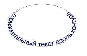 Работа с текстом. Отразить текст внутрь контура. Работа с текстом. Отразить текст внутрь контура.